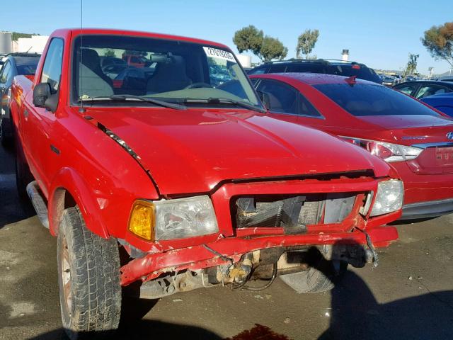 1FTYR10UX5PA97479 - 2005 FORD RANGER RED photo 1