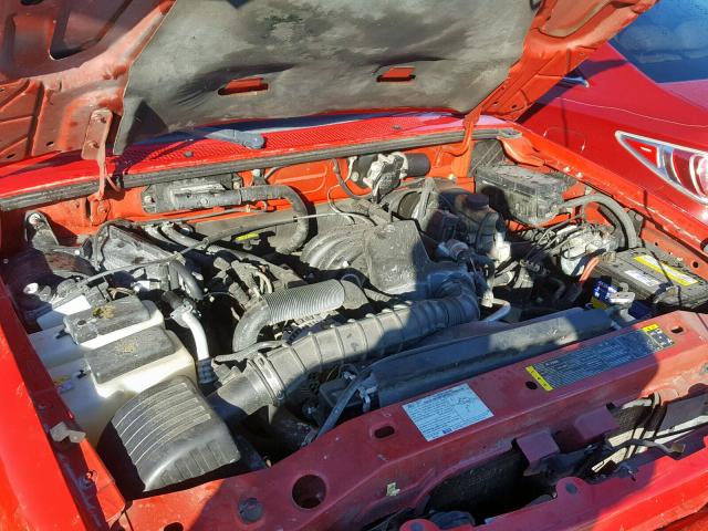 1FTYR10UX5PA97479 - 2005 FORD RANGER RED photo 7