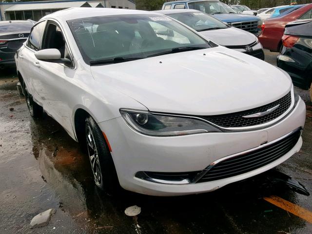 1C3CCCABXFN743335 - 2015 CHRYSLER 200 LIMITE WHITE photo 1