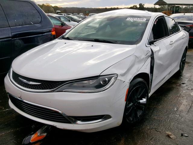 1C3CCCABXFN743335 - 2015 CHRYSLER 200 LIMITE WHITE photo 2