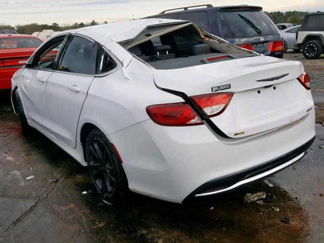 1C3CCCABXFN743335 - 2015 CHRYSLER 200 LIMITE WHITE photo 3