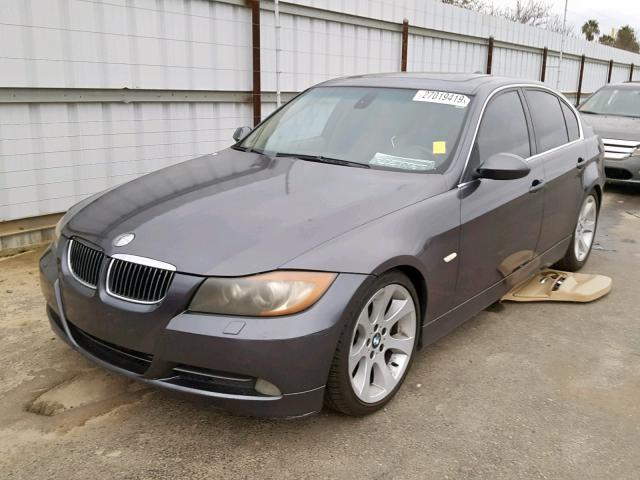 WBAVB33586KR74196 - 2006 BMW 330 I CHARCOAL photo 2