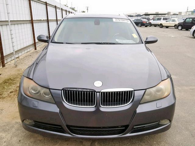 WBAVB33586KR74196 - 2006 BMW 330 I CHARCOAL photo 9