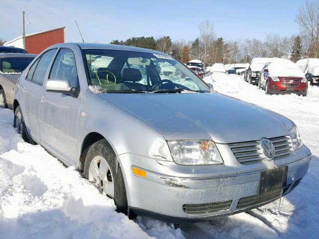 3VWSK69M44M000255 - 2004 VOLKSWAGEN JETTA GLS SILVER photo 1