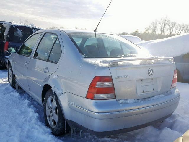 3VWSK69M44M000255 - 2004 VOLKSWAGEN JETTA GLS SILVER photo 3