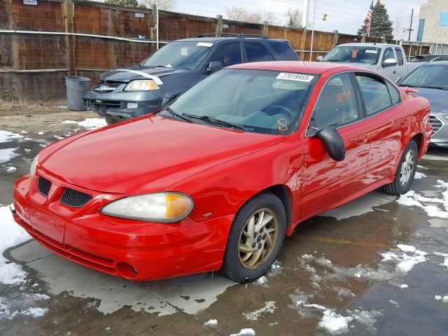 1G2NF52E53C250657 - 2003 PONTIAC GRAND AM S RED photo 2