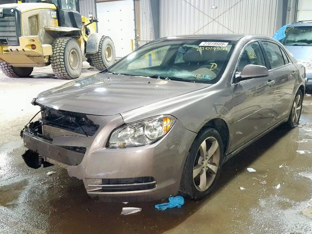 1G1ZC5E16BF362887 - 2011 CHEVROLET MALIBU 1LT BROWN photo 2