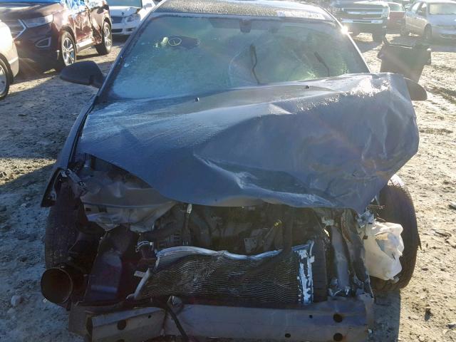 1G2ZF58B574277047 - 2007 PONTIAC G6 VALUE L GRAY photo 9