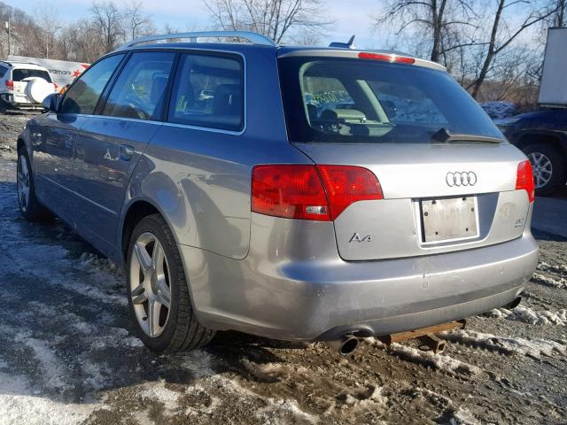 WAUKH98E06A177735 - 2006 AUDI A4 3.2 AVA SILVER photo 3