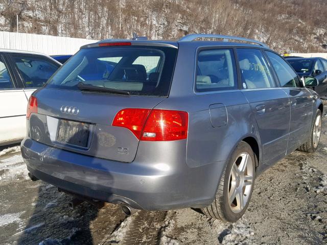 WAUKH98E06A177735 - 2006 AUDI A4 3.2 AVA SILVER photo 4