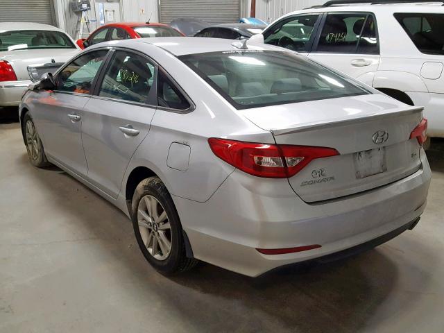 5NPE24AA3FH239875 - 2015 HYUNDAI SONATA ECO SILVER photo 3