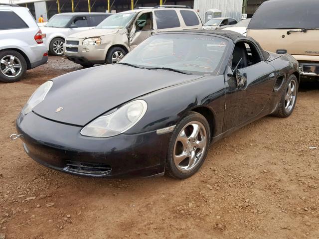 WP0CA2980VS624262 - 1997 PORSCHE BOXSTER BLACK photo 2