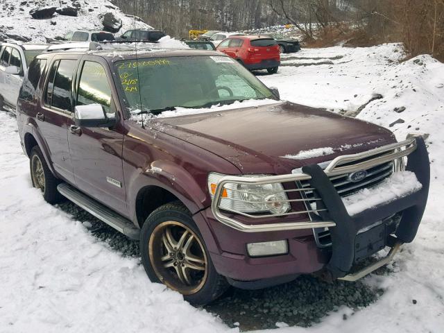 1FMEU85E48UB35530 - 2008 FORD EXPLORER L BURGUNDY photo 1