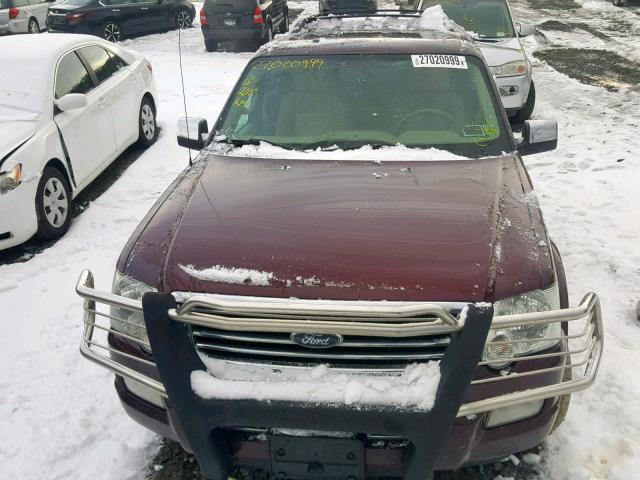 1FMEU85E48UB35530 - 2008 FORD EXPLORER L BURGUNDY photo 9