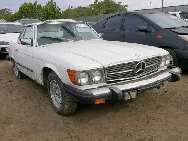 WDBBA45A8DB026451 - 1983 MERCEDES-BENZ 380 SL WHITE photo 1