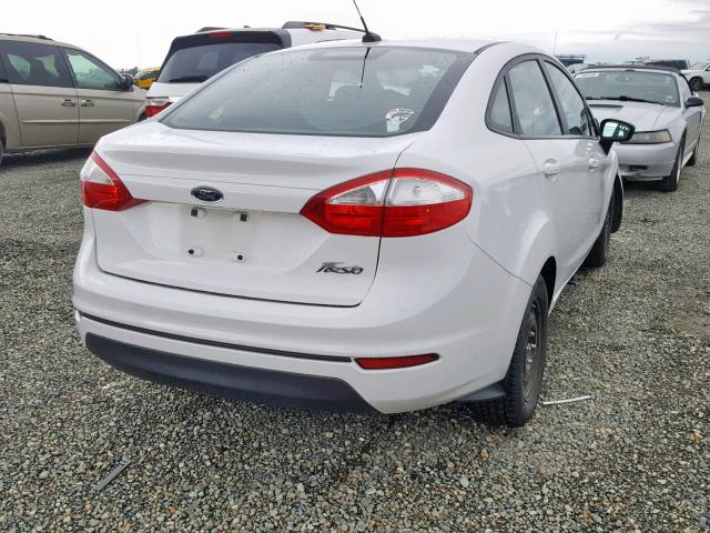 3FADP4AJ1EM235819 - 2014 FORD FIESTA S WHITE photo 4