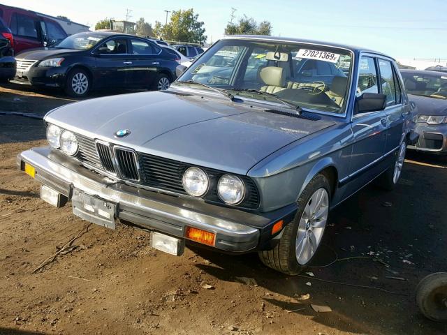 WBADK8302J9886063 - 1988 BMW 528 E AUTO BLUE photo 2