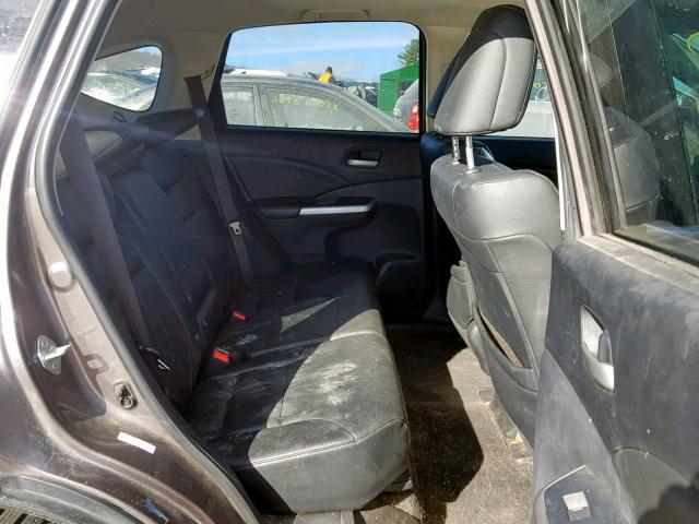 5J6RM4H73EL005746 - 2014 HONDA CR-V EXL GRAY photo 6