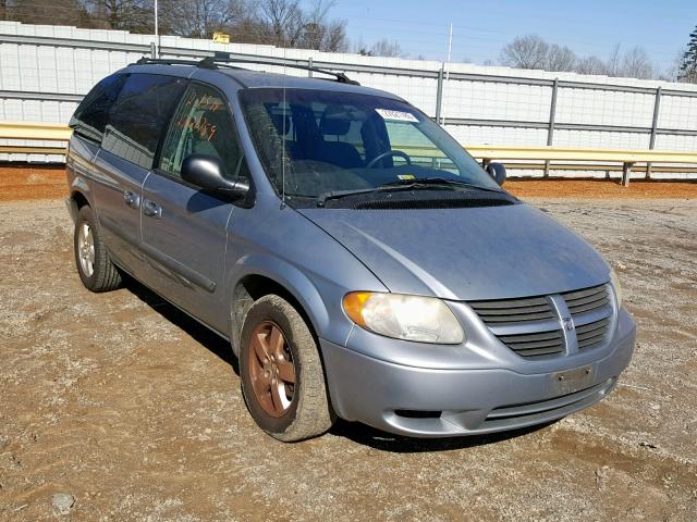 1D4GP45R75B239942 - 2005 DODGE CARAVAN SX BLUE photo 1