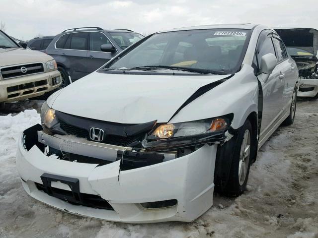 2HGFA1F63BH003936 - 2011 HONDA CIVIC LX-S თეთრი ფოტო 2
