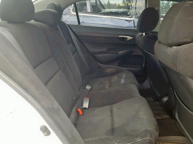 2HGFA1F63BH003936 - 2011 HONDA CIVIC LX-S თეთრი ფოტო 6