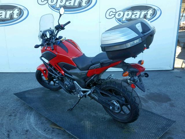 JH2RC6301FK100416 - 2015 HONDA NC700X RED photo 3