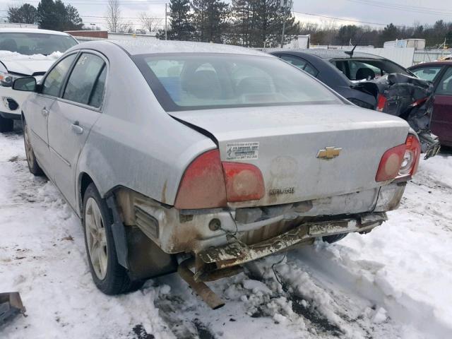 1G1ZA5EU9CF392077 - 2012 CHEVROLET MALIBU LS SILVER photo 3