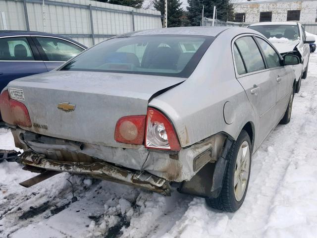 1G1ZA5EU9CF392077 - 2012 CHEVROLET MALIBU LS SILVER photo 4