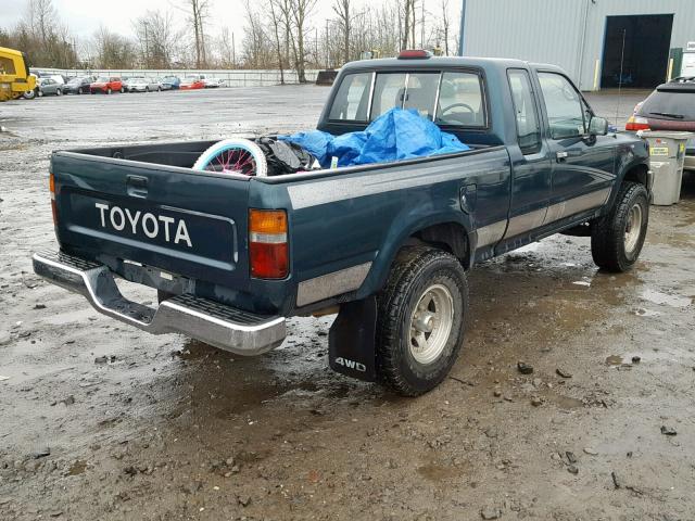 4TARN13P5SZ319914 - 1995 TOYOTA PICKUP 1/2 BLUE photo 4