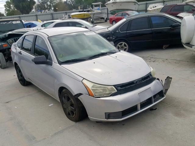 1FAHP34N08W151523 - 2008 FORD FOCUS S/SE SILVER photo 1