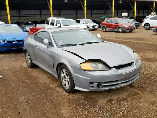 KMHHN65F63U025434 - 2003 HYUNDAI TIBURON GT GRAY photo 1