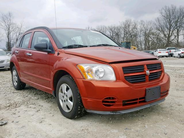 1B3HB28B77D182489 - 2007 DODGE CALIBER ORANGE photo 1