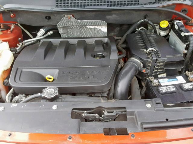 1B3HB28B77D182489 - 2007 DODGE CALIBER ORANGE photo 7