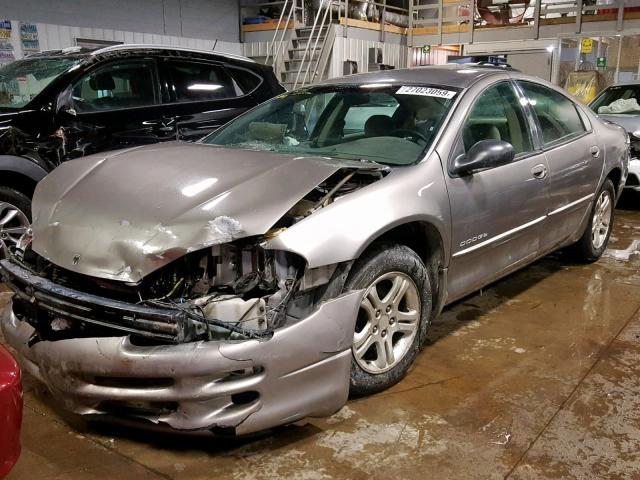 2B3HD56J7WH132215 - 1998 DODGE INTREPID E GRAY photo 2