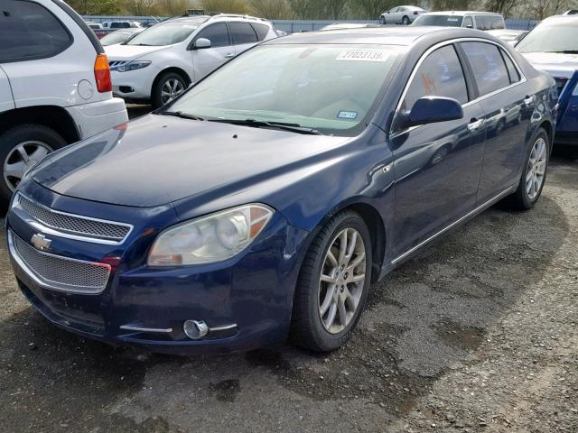 1G1ZK57778F178961 - 2008 CHEVROLET MALIBU LTZ BLUE photo 2