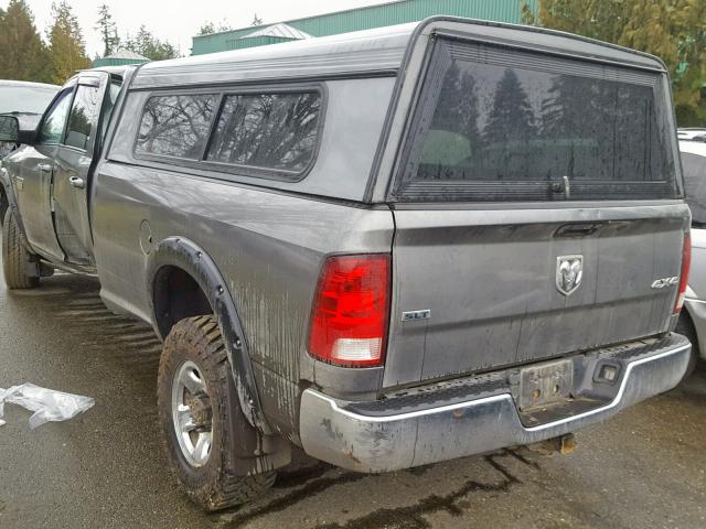 3D7UT2CL7BG539116 - 2011 DODGE RAM 2500 GRAY photo 3