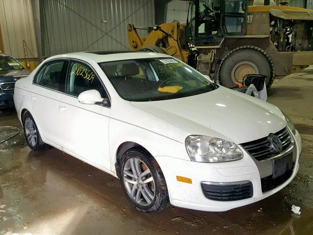 3VWSG81K56M641294 - 2006 VOLKSWAGEN JETTA 2.5 WHITE photo 1