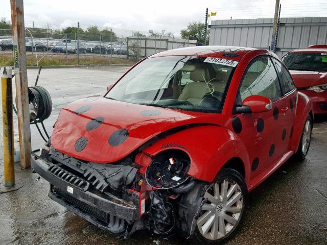 3VWRW31CX8M520826 - 2008 VOLKSWAGEN NEW BEETLE Rot Foto 2