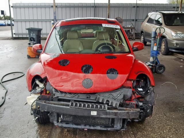 3VWRW31CX8M520826 - 2008 VOLKSWAGEN NEW BEETLE Rot Foto 9