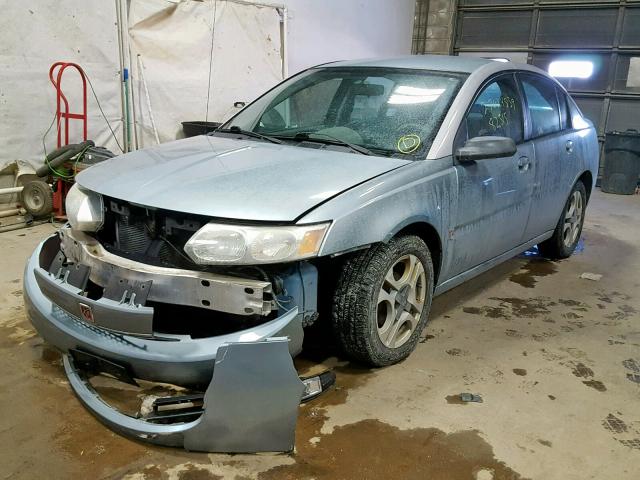 1G8AK52F33Z127221 - 2003 SATURN ION LEVEL SILVER photo 2