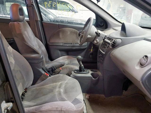 1G8AK52F33Z127221 - 2003 SATURN ION LEVEL SILVER photo 5
