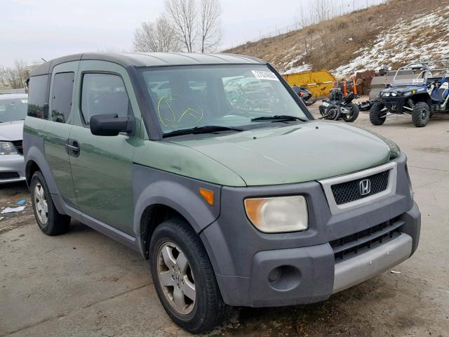 5J6YH28554L018158 - 2004 HONDA ELEMENT EX GREEN photo 1