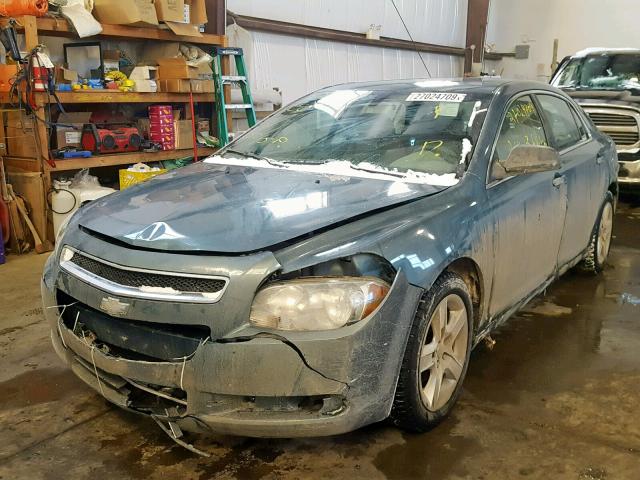 1G1ZG57B49F123648 - 2009 CHEVROLET MALIBU LS GRAY photo 2
