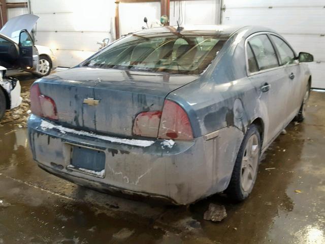 1G1ZG57B49F123648 - 2009 CHEVROLET MALIBU LS GRAY photo 4