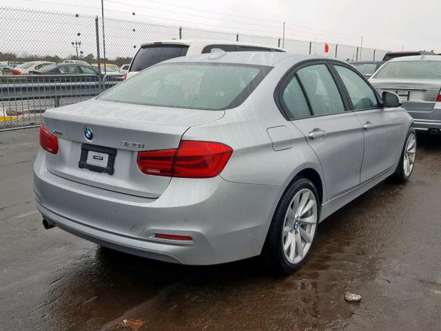 WBA8A3C59JA491685 - 2018 BMW 320 XI SILVER photo 4