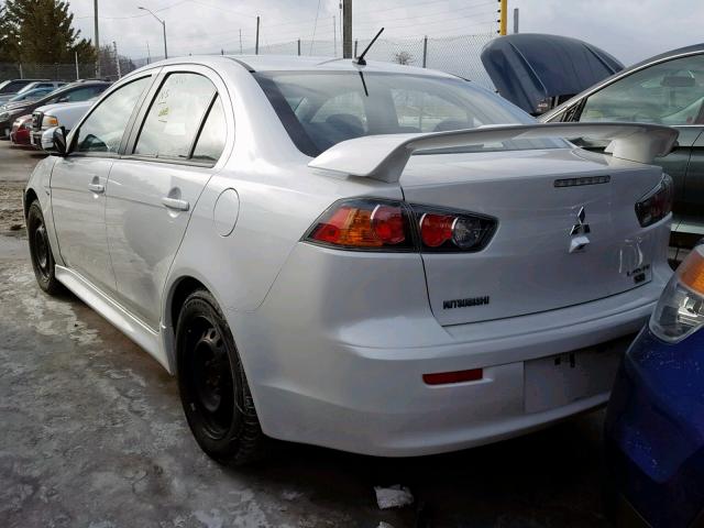 JA32U2FU8GU600415 - 2016 MITSUBISHI LANCER ES WHITE photo 3