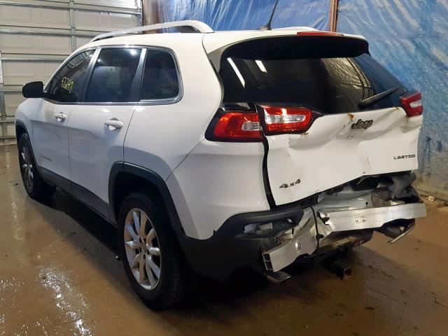 1C4PJMDSXEW170269 - 2014 JEEP CHEROKEE L WHITE photo 3