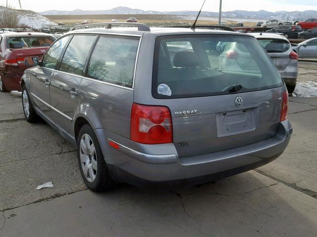 WVWWH63B93E125959 - 2003 VOLKSWAGEN PASSAT GLX 灰色 照片 3