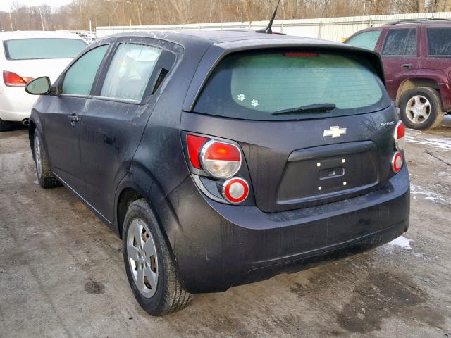 1G1JA6SG1D4219040 - 2013 CHEVROLET SONIC LS 棕色 照片 3