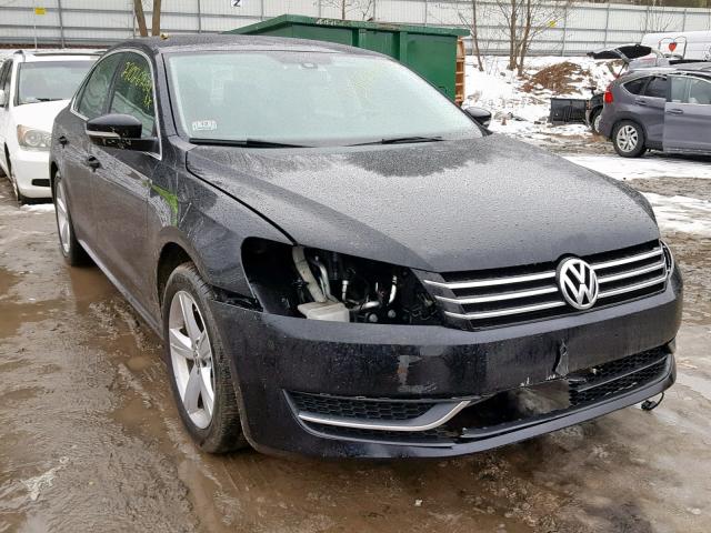 1VWBT7A30EC112429 - 2014 VOLKSWAGEN PASSAT SE BLACK photo 1